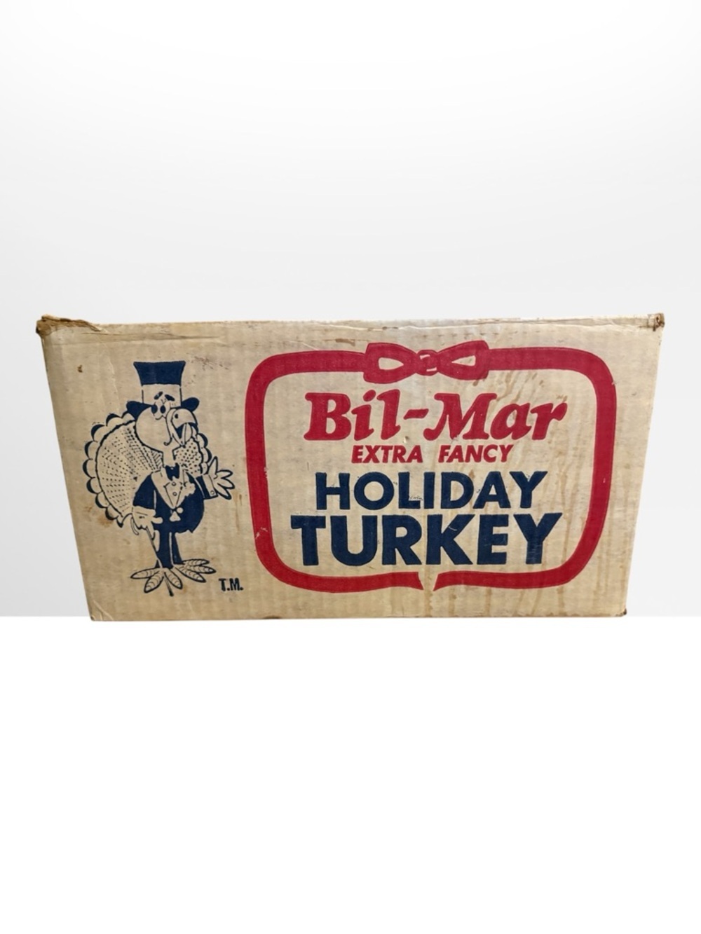 Vintage Bil-Mar "Extra Fancy" Holiday Turkey  Cardboard Box